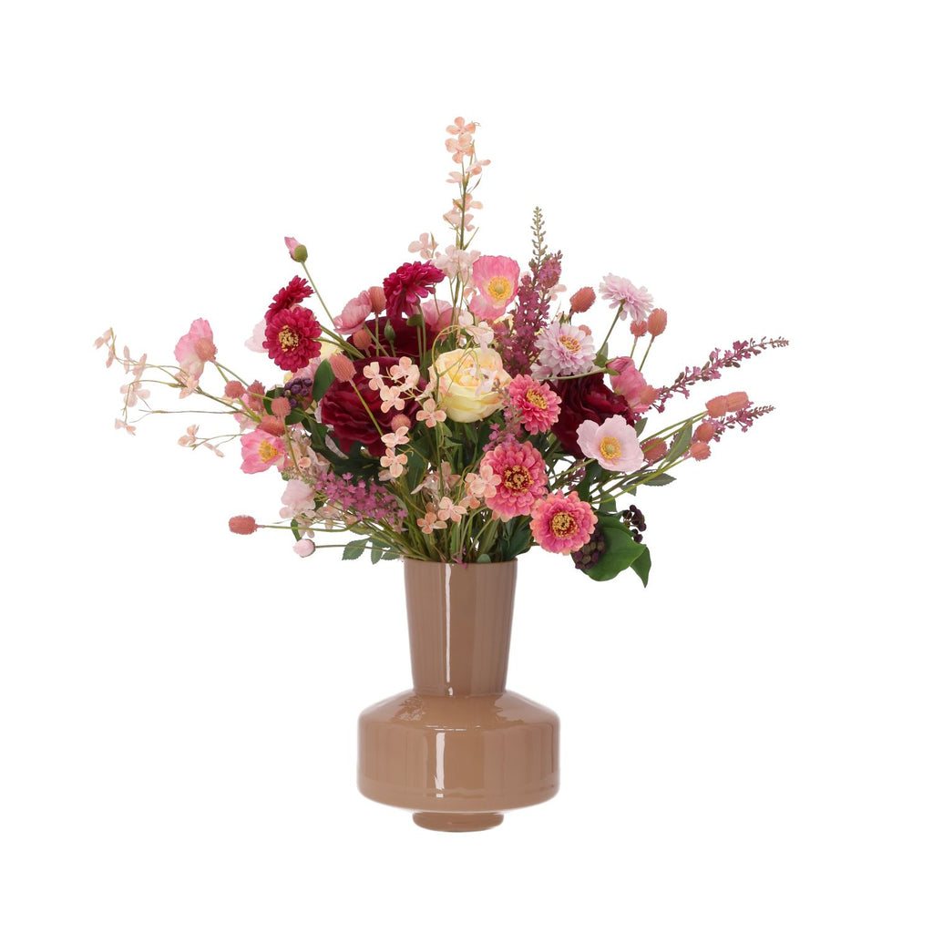 Kunstboeket Maud 70 cm roze