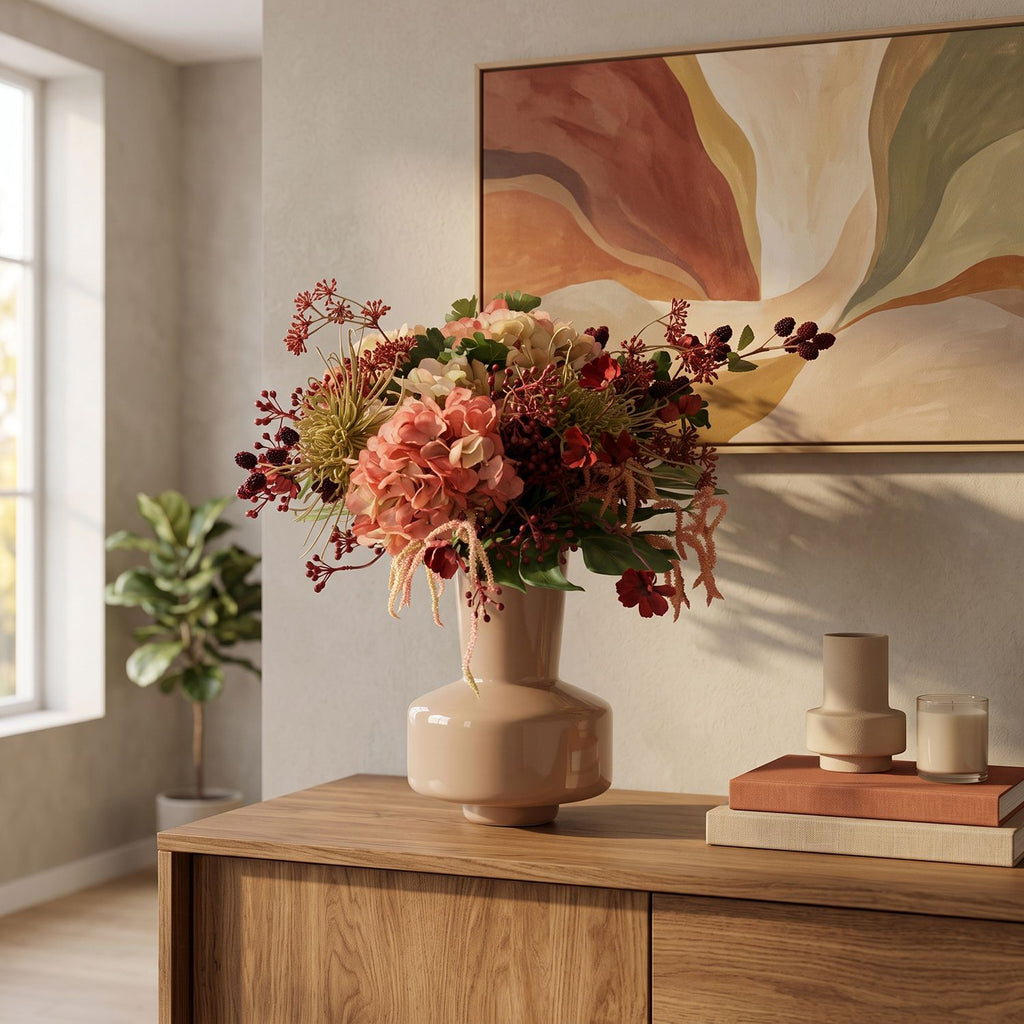 Kunstboeket Quinn sfeerbeeld in interieur