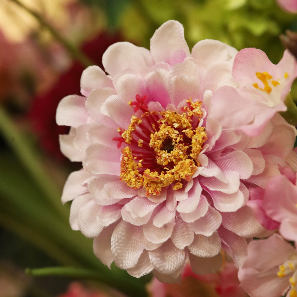 Close-up kunstzijden bloemen Kunstboeket Joyce